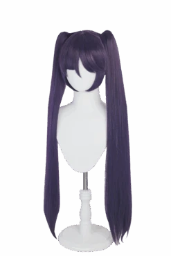 Uwowo Game Genshin Impact Mona Megistus Cosplay Wig Astral Reflection 90cm Purple Twin Tail Wig -Uwowo Cosplay Sales 20201123160130 IMG 9473