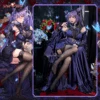 Exclusive Uwowo Genshin Impact Fanart Keqing Succubus Gown Dress Cosplay Costume