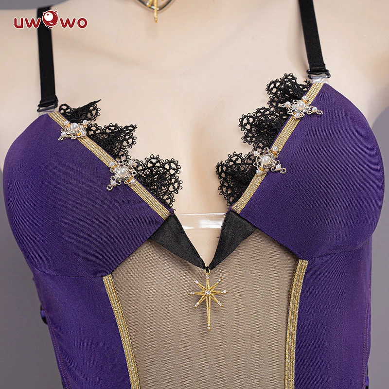 Exclusive Authorization Uwowo Genshin Impact Swim Fanart Mona Swimsuit Cosplay Costume 3 Exclusive Authorization Uwowo Genshin Impact Swim Fanart Mona Swimsuit Cosplay Costume - Image 3