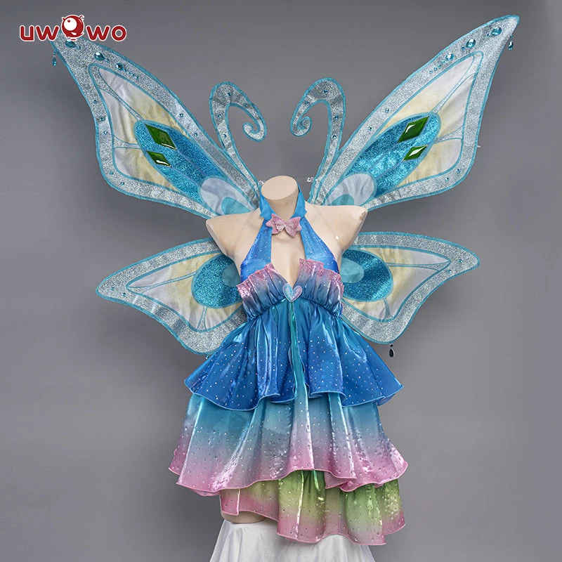 Uwowo Cosplay Bloom Enchantix Cosplay Princess Fairy Wings Winx Cosplay Clubb Costumes 3 Uwowo Cosplay Bloom Enchantix Cosplay Princess Fairy Wings Winx Cosplay Clubb Costumes - Image 3
