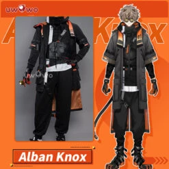 Uwowo Collab Series NIJISANJI Cosplay Vtuber Alban Knox Cosplay Costume