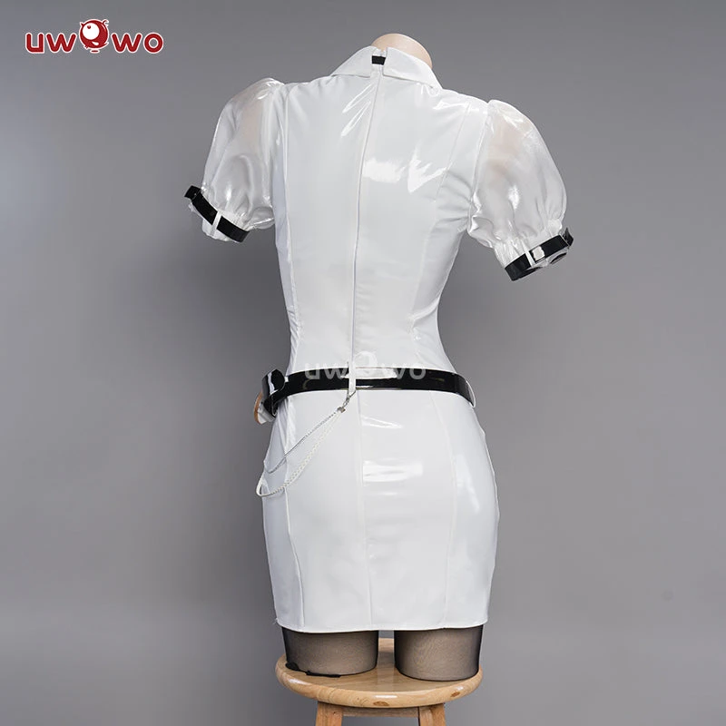 Uwowo Genshin Impact Fanart: Raiden Shogun Ei Officer Uniform Baal Police Cosplay Costumes 3 Uwowo Genshin Impact Fanart: Raiden Shogun Ei Officer Uniform Baal Police Cosplay Costumes - Image 3