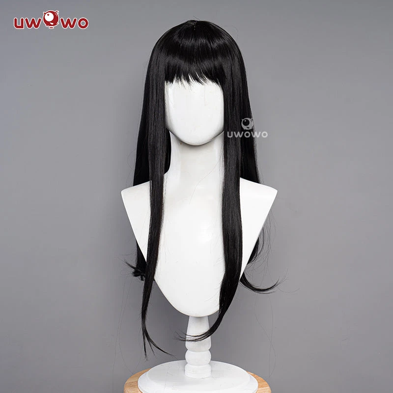 Uwowo Mange Anime Cosplay Chainsaw Man Cosplay Wig Mitaka Asa Wig Long Black Hair 2 Uwowo Mange Anime Cosplay Chainsaw Man Cosplay Wig Mitaka Asa Wig Long Black Hair - Image 2
