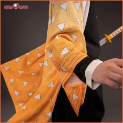 Uwowo Plus Size Demon Slayer Cosplay Kimetsu No Yaiba Agatsuma Zenitsu Cosplay Costume Demon Slaying Corps Uniform -Uwowo Cosplay Sales 2 8d3bc9b5 0f90 4259 8baa 580236fc907f