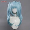 Uwowo Genshin Impact Faruzan Wig Sumeru Anemo Long Light Blue Hair