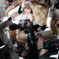 Uwowo OC Original Characters: The Fallen Nun Sister Cosplay Costume