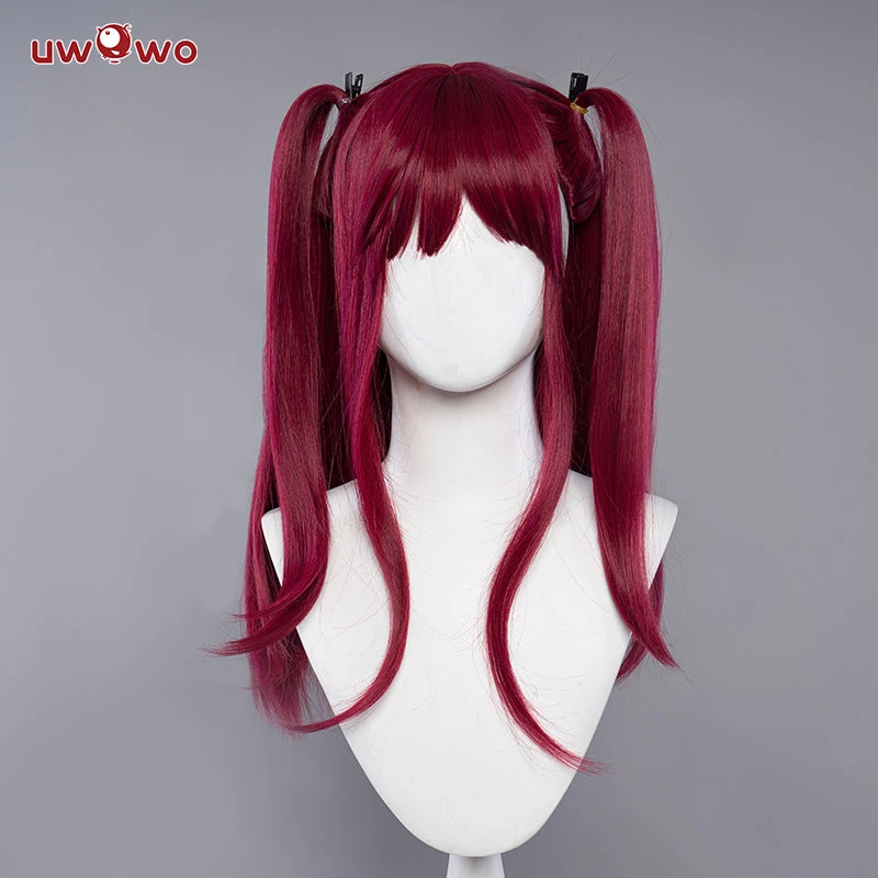 Uwowo Anime My Dress-Up Darling Marin Kitagawa Little Devil Cute Sexy Cosplay Wig Pink Long Hair 2 Uwowo Anime My Dress-Up Darling Marin Kitagawa Little Devil Cute Sexy Cosplay Wig Pink Long Hair - Image 2