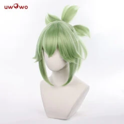 Uwowo Genshin Impact Cosplay Kuki Shinobu Cosplay Wig Short Light Green Kuki Shinobu Hair -Uwowo Cosplay Sales 2 c5e954b0 57c1 41e3 87a1 210b47543906