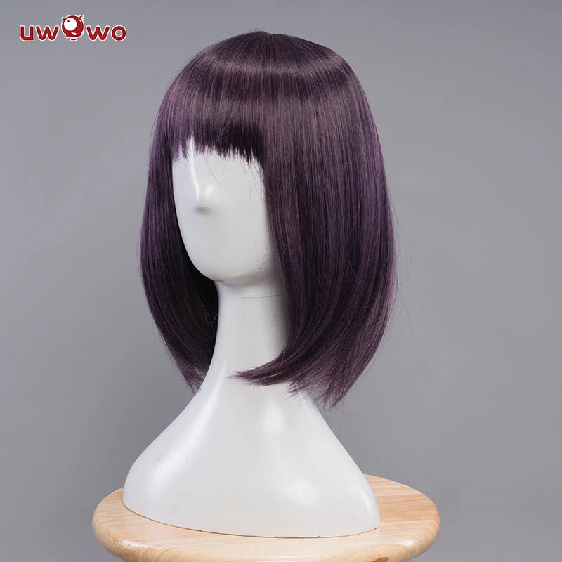Uwowo Anime My Dress-Up Darling Marin Kitagawa Cosplay 35CM Dark Purple Hair Cosplay Wig 2 Uwowo Anime My Dress-Up Darling Marin Kitagawa Cosplay 35CM Dark Purple Hair Cosplay Wig - Image 2