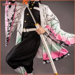 Uwowo Emon Slayer Cosplay Kimetsu No Yaiba Kocho Shinobu Cosplay Costume Demon Slayer Uniform Plus Size Cosplay