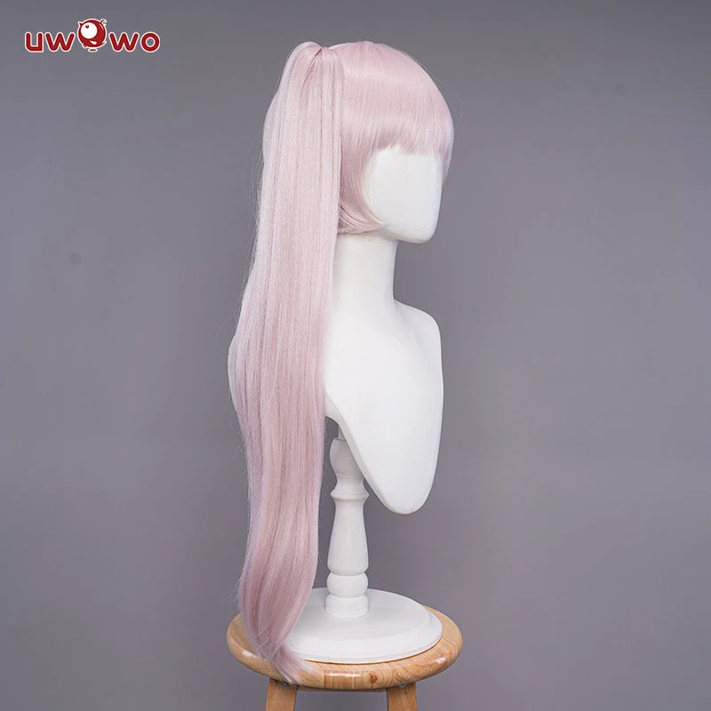 Uwowo Cat Pink Eviltia Avelukia Wig Anime Figure Model Cosplay Eviltia Wig Light Pink Long Hair 2 Uwowo Cat Pink Eviltia Avelukia Wig Anime Figure Model Cosplay Eviltia Wig Light Pink Long Hair - Image 2