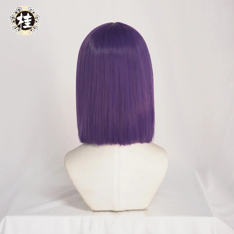 UWOWO Shuten Douji Cosplay Wig 35cm Purple Short Hair Fate Grand Order/FGO Wig 2 UWOWO Shuten Douji Cosplay Wig 35cm Purple Short Hair Fate Grand Order/FGO Wig - Image 2