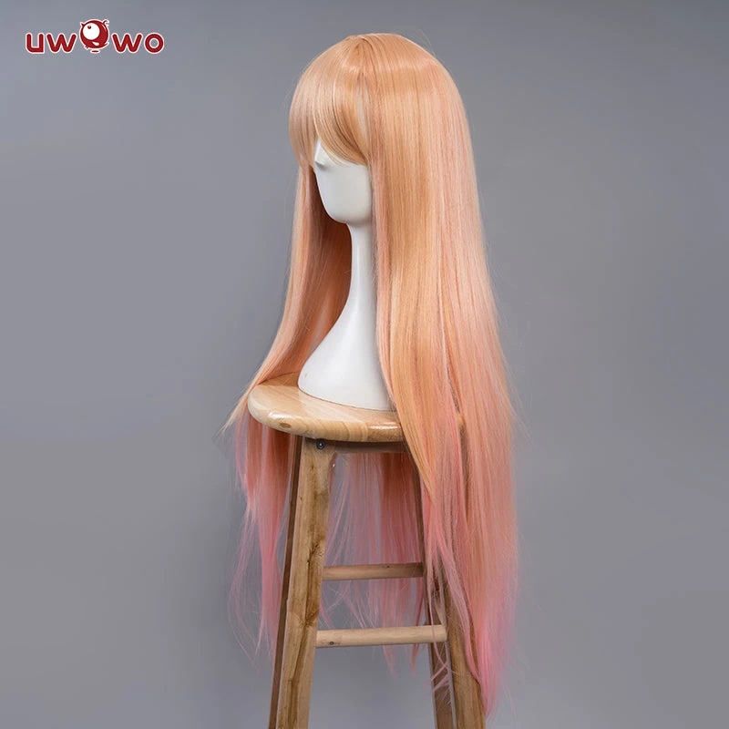 Uwowo Anime My Dress-Up Darling Marin Kitagawa Cosplay Wig Yellow-Pink Gradient 80CM Long Hair 2 Uwowo Anime My Dress-Up Darling Marin Kitagawa Cosplay Wig Yellow-Pink Gradient 80CM Long Hair - Image 2