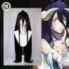 UWOWO Anime Overlord Albedo Cosplay Wig 120cm Deep Purple Long Hair