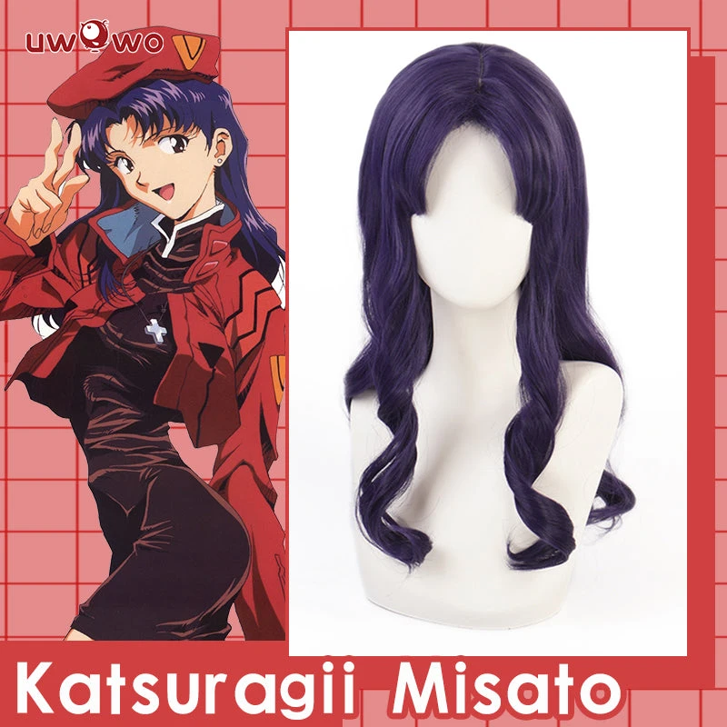 Uwowo Anime Wig Neonn Genesiss Eevangelion Cosplay Kkatsuragi Misatoo Wig 1 Uwowo Anime Wig Neonn Genesiss Eevangelion Cosplay Kkatsuragi Misatoo Wig