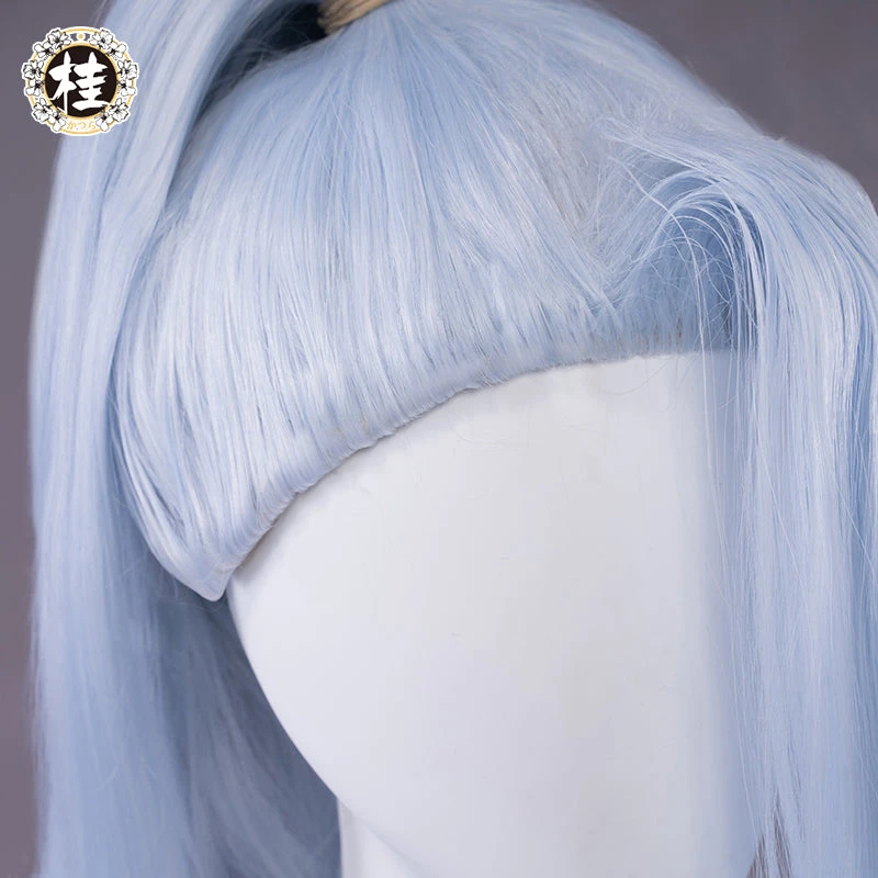 Uwowo Game League Of Legends Crystal Rose Zyra Cosplay Wig 65cm White Blue Ponytail Hair 3 Uwowo Game League Of Legends Crystal Rose Zyra Cosplay Wig 65cm White Blue Ponytail Hair - Image 3