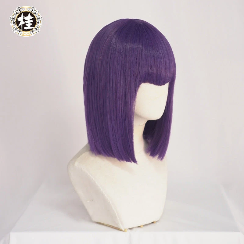 UWOWO Shuten Douji Cosplay Wig 35cm Purple Short Hair Fate Grand Order/FGO Wig 3 UWOWO Shuten Douji Cosplay Wig 35cm Purple Short Hair Fate Grand Order/FGO Wig - Image 3