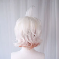 Uwowo Danganronpa Nagito Komaeda Cosplay Wig The Ultimate Lucky Student 30cm White Brown Orange Gradient Short Hair -Uwowo Cosplay Sales 3 29f987c4 00e4 4101 9e3e 9b2656a832c9