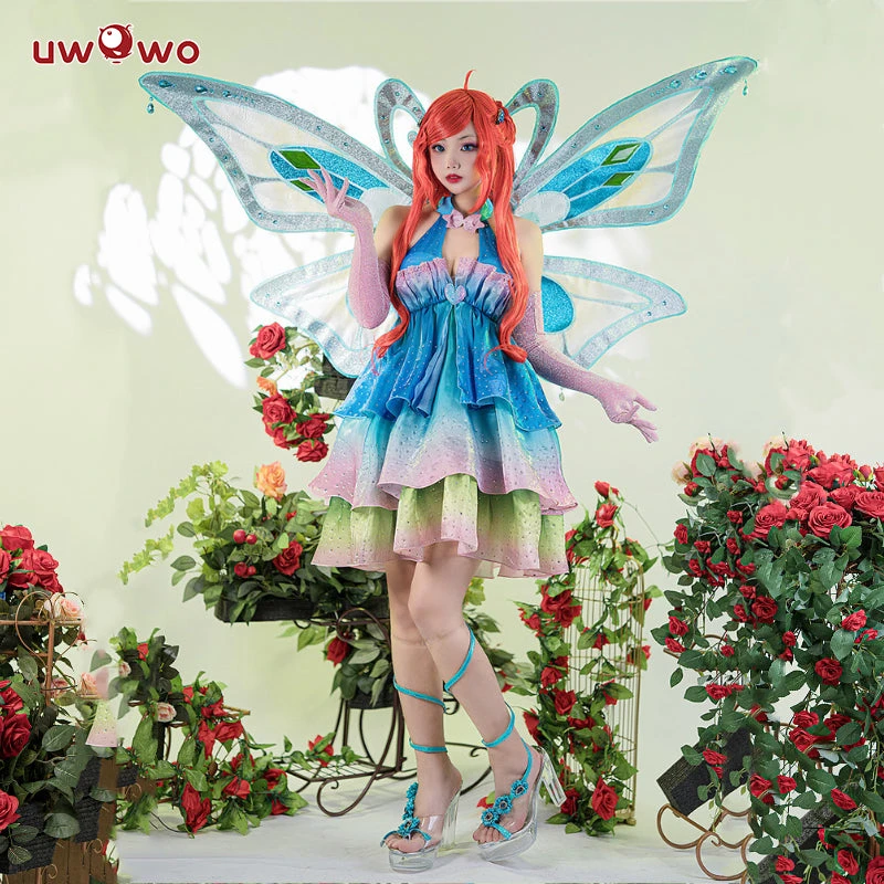 Uwowo Cosplay Bloom Enchantix Cosplay Princess Fairy Wings Winx Cosplay Clubb Costumes 1 Uwowo Cosplay Bloom Enchantix Cosplay Princess Fairy Wings Winx Cosplay Clubb Costumes