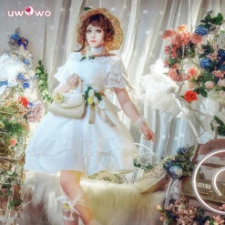 Uwowo Collab Series Game Identity V Emma Woods Cosplay Costume Gardener Up In The Wind Skin Uniform Dress