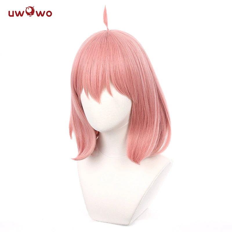 Uwowo Anime Spy X Family Cosplay Anya Forger Wig Anya Costume Wig 35cm Pink Short Hair 4 Uwowo Anime Spy X Family Cosplay Anya Forger Wig Anya Costume Wig 35cm Pink Short Hair - Image 4