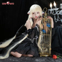 Uwowo Anime/Manga Chobits: Freya Black Bow Lolita Chii Cosplay Costume -Uwowo Cosplay Sales 3 bb4913ce 4b8a 4896 b93b 6dc58d58755d