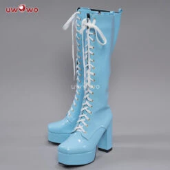 Uwowo Cosplay Shoes Universal Shoes Boots Black Blue White Rose High Tube Boots -Uwowo Cosplay Sales 3 bc0ad942 e901 412a abac 81482324eaa7
