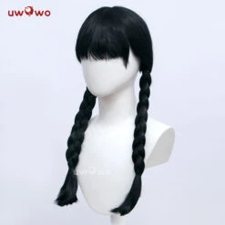 Uwowo Movie Wednesday Addams Cosplay Wig Women Long Braided Hair -Uwowo Cosplay Sales 3 cbd30c65 0ce0 4792 8111 0cad848eda88