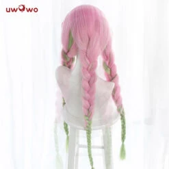 Uwowo Demon Slayer: Kimetsu No Yaiba Kanroji Mitsuri Cosplay Wig 85cm Long Pink Green Gradient Wig -Uwowo Cosplay Sales 3 da841b63 4887 45bb a4b9 aaef0e01597c
