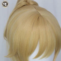 Uwowo Game Genshin Impact Jean The Rigorous Dandelion Knight 40CM Gold Short Hair Ponytail Cosplay Wig -Uwowo Cosplay Sales 44