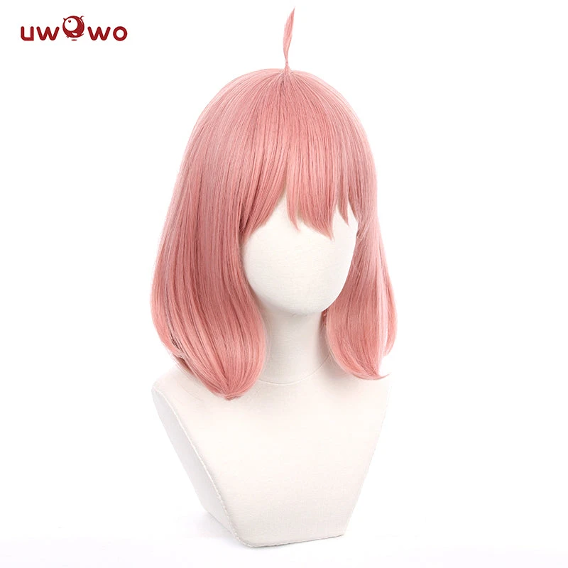 Uwowo Anime Spy X Family Cosplay Anya Forger Wig Anya Costume Wig 35cm Pink Short Hair 2 Uwowo Anime Spy X Family Cosplay Anya Forger Wig Anya Costume Wig 35cm Pink Short Hair - Image 2