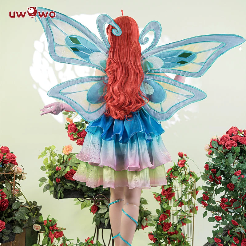 Uwowo Cosplay Bloom Enchantix Cosplay Princess Fairy Wings Winx Cosplay Clubb Costumes 2 Uwowo Cosplay Bloom Enchantix Cosplay Princess Fairy Wings Winx Cosplay Clubb Costumes - Image 2