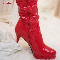 Uwowo Nier: Automata 2B Red Holiday Christmas Cosplay Costume Shoes Christmas Boots -Uwowo Cosplay Sales 4 2135dc33 b9ec 44d1 895e 7ae876e8d220