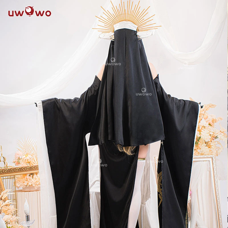 Uwowo Game Azur Lane HMS Implacable Nun Sexy Dress Cosplay Cosutme 4 Uwowo Game Azur Lane HMS Implacable Nun Sexy Dress Cosplay Cosutme - Image 4