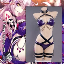 In Stock Exclusive Authorization Uwowo X Sakiyamama: Fate/GrandOrder FGO Jeanne D'Arc (Alter) J'Alter Bunny Girl Ver. Cosplay Costume