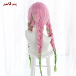 Uwowo Demon Slayer: Kimetsu No Yaiba Kanroji Mitsuri Cosplay Wig 85cm Long Pink Green Gradient Wig -Uwowo Cosplay Sales 4 96942f8c 83a3 4635 8ee7 9ed7b1956a86