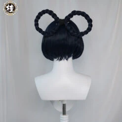 Uwowo Game Genshin Impact Xiangling Exquisite Delicacy Cosplay Wig Chef De Cuisine 30cm Dark Blue Short Hair -Uwowo Cosplay Sales 4 a3cfe2a3 2cc1 4823 bd41 c710e22cca18