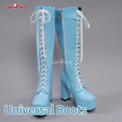 Uwowo Cosplay Shoes Universal Shoes Boots Black Blue White Rose High Tube Boots -Uwowo Cosplay Sales 4 aadd6417 98d6 49b7 8789 db4ed1ca56e7