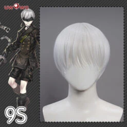 Uwowo Nier Automata Cosplay Costume Yorha 9S No.9 Type S Cosplay Wig