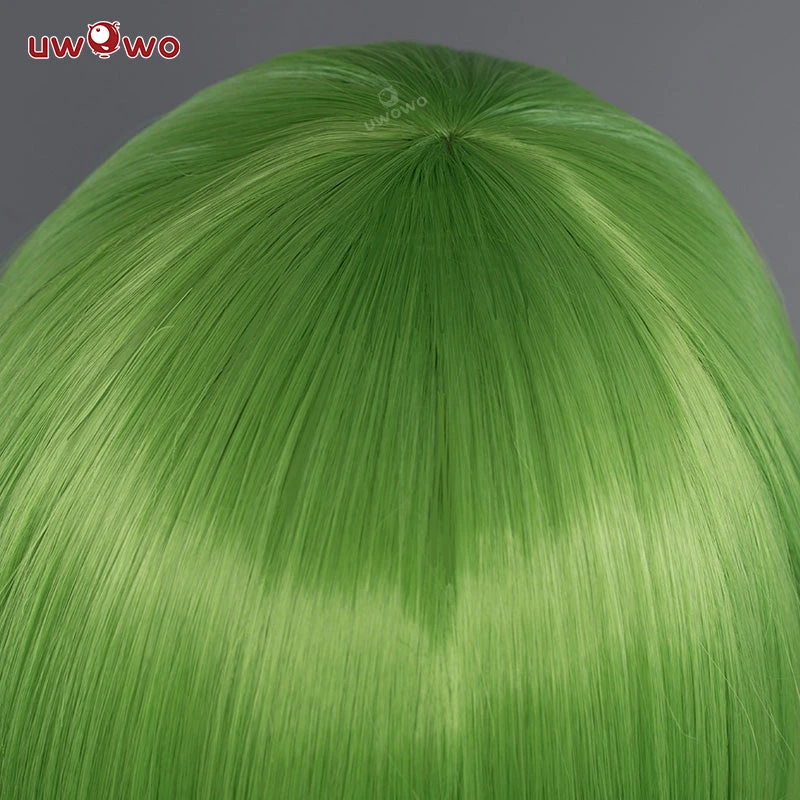 Uwowo Anime Code Geass Fanart: C.C. Black Bride Lelouch Lamperouge Suit Couple Cosplay Wig 100cm Long Green Hair 4 Uwowo Anime Code Geass Fanart: C.C. Black Bride Lelouch Lamperouge Suit Couple Cosplay Wig 100cm Long Green Hair - Image 4