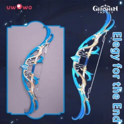 Uwowo Game Genshin Impact Weapons Venti Elegy For The End Cosplay Props Bows Props