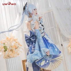 Uwowo Genshin Impact Fanart Ayaka Maid Dress Cosplay Costume -Uwowo Cosplay Sales 4 fed77591 7db0 4a8a a404 e8f4829df541