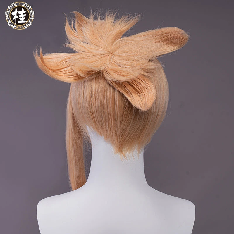 Uwowo Game Genshin Impact Yoimiya Cosplay Wig 25cm Gold Hair 5 Uwowo Game Genshin Impact Yoimiya Cosplay Wig 25cm Gold Hair - Image 5