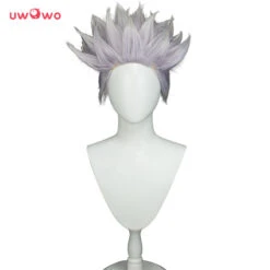 Uwowo Anime Jujutsu Kaisen Satoru Gojo Cosplay Wig (spiked Up) 28CM Light Purple White Gradient Short Hair 10 Uwowo Anime Jujutsu Kaisen Satoru Gojo Cosplay Wig (spiked Up) 28CM Light Purple White Gradient Short Hair -Uwowo Cosplay Sales 5 3eafc5e1 157f 4dbf a68d e72d148459cf