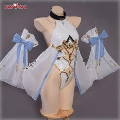 Exclusive Authorization Uwowo X Ailish: Genshin Impact Fanart Bride Ver. Lumine Cosplay Costume -Uwowo Cosplay Sales 5 e4f10046 b203 4fba b980 eb0250442e9c