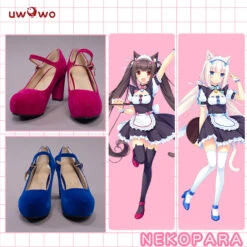 UWOWO Game NEKOPARA Chocola And Vanilla Cosplay Shoes