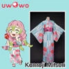 Uwowo Demon Slayer: Kimetsu No Yaiba Summer Festival Ver. Kimono Kanroji Mitsuri Cosplay Costume