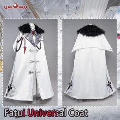 Uwowo Genshin Impact: Arlecchino/Dottore/Tartaglia/Sandrone/Columbina Fatui Harbingers Universal Coat Snezhnaya Cosplay