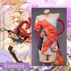 Uwowo Game Genshin Impact Yoimiya Plus Size Costume Cosplay Costume