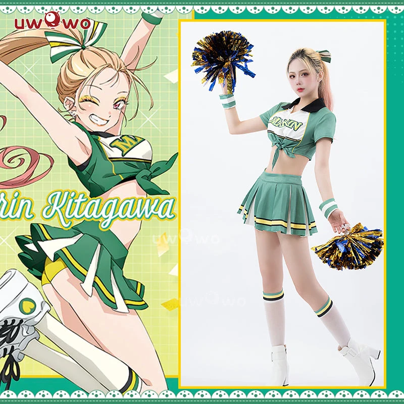 Uwowo Anime/Manga My Dress-Up Darling Marin Kitagawa Cheerleading Cosplay Costumes 1 Uwowo Anime/Manga My Dress-Up Darling Marin Kitagawa Cheerleading Cosplay Costumes